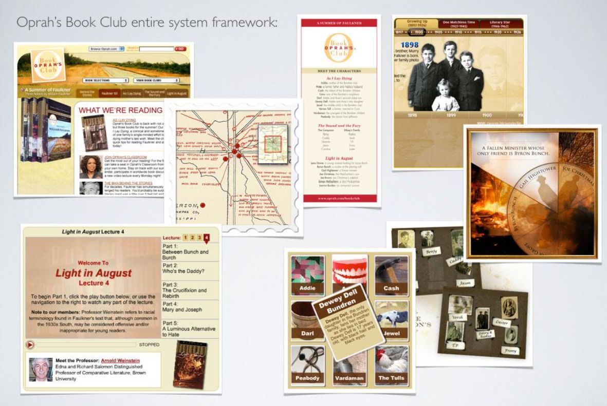 Oprah's Book Club digital ecosystem framework